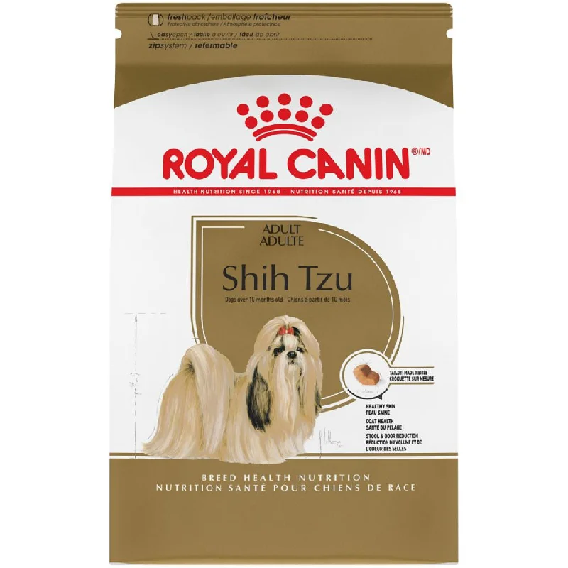 Best dog food for senior dogs with joint support and vitamins-Royal Canin Breed Health Nutrition Shih Tzu Adult Dry Dog Food