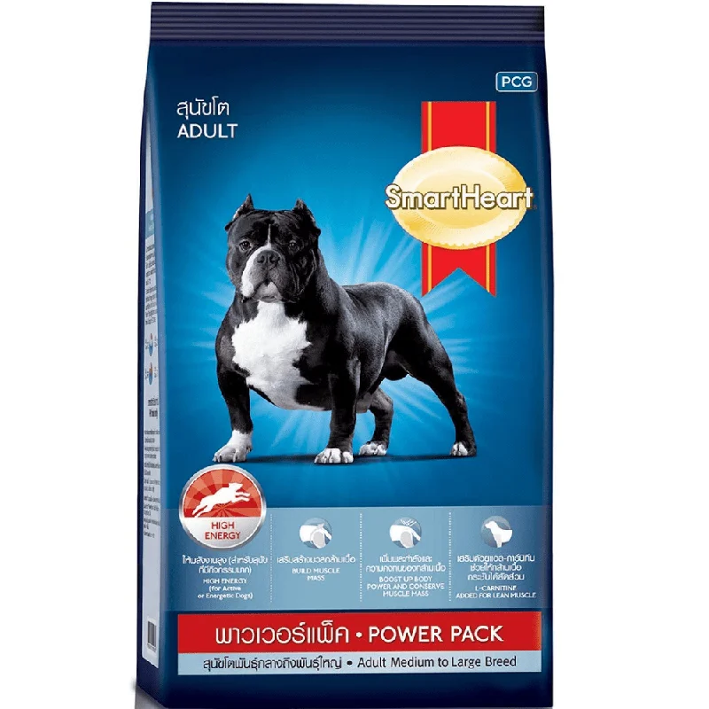 Best dog food with organic chicken for a healthier, antibiotic-free option-SmartHeart Power Pack Chicken Flavour Adult Dog Dry Food