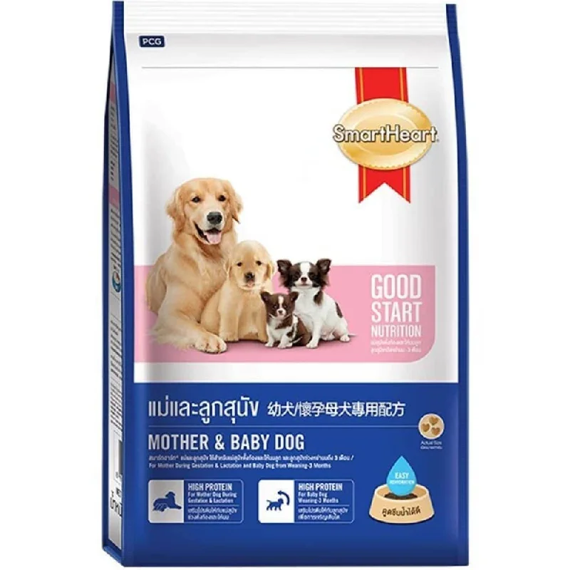 Best dog food with probiotics for a balanced gut microbiome and immune system-SmartHeart Mother & Puppy Starter Dog Dry Food