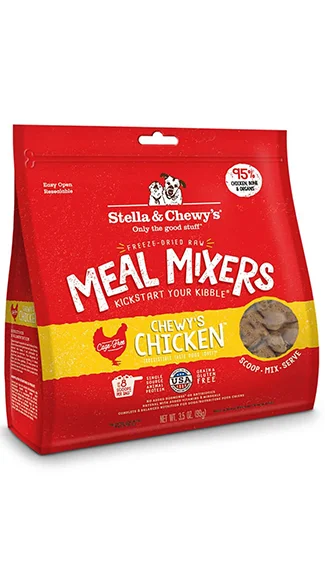 Dog food with pumpkin and carrots for improved digestion and overall health-Stella & Chewy's Meal Mixers: Chewy's Chicken