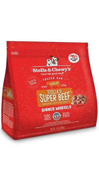 Best dog food for small breeds with small-sized kibble for easy chewing-Stella & Chewy's Frozen Dinner Morsels: Super Beef