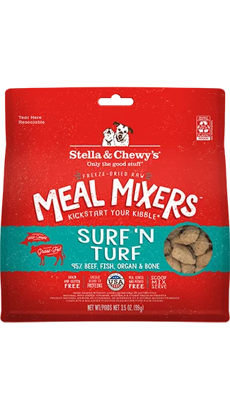 Best dog food with added vitamins and minerals for overall health support-Stella & Chewy's Meal Mixers: Surf 'N Turf