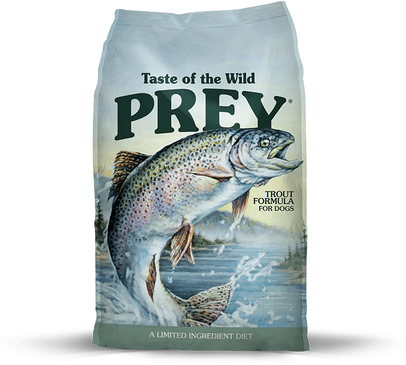 Best dog food with natural flavors for picky eaters and healthy appetites-Taste Of The Wild Grain Free Prey Limited Ingredient Trout Dry Dog Food