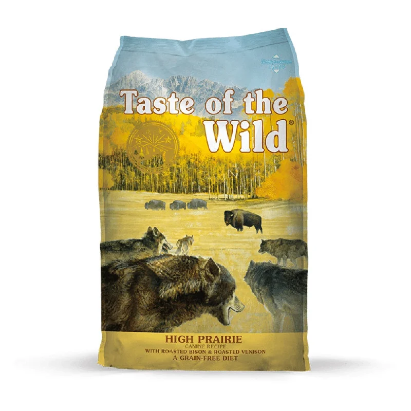 Best dog food for dogs with skin allergies to reduce itching and dryness-Taste Of The Wild High Prairie Dry Dog Food