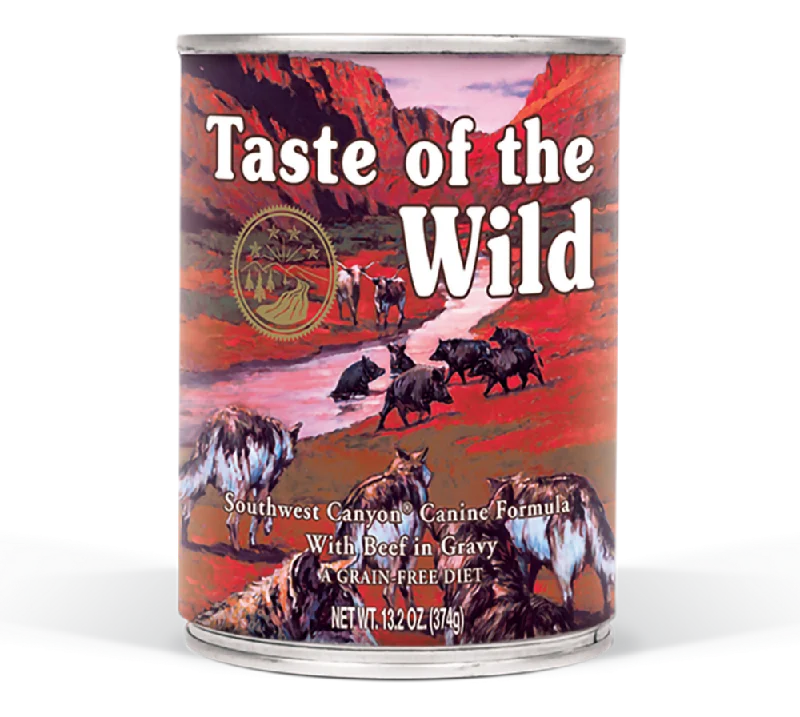 Best dog food for weight management with low-calorie and high-nutrient ingredients-Taste Of The Wild Southwest Canyon Canned Dog Food