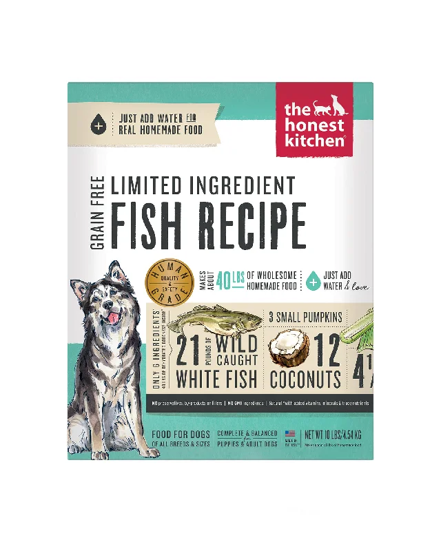 Best dog food for dogs with skin allergies to reduce itching and dryness-Grain Free Limited Ingredient Fish Dehydrated Dog Food