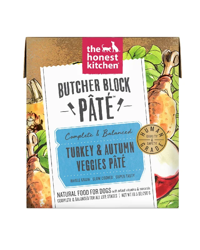 Dog food with kale and spinach for added vitamins and antioxidants-Turkey & Autumn Veggies Pâté Wet Dog Food - Case of 6