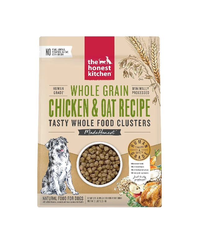 Best dog food for sensitive stomachs with easily digestible ingredients-Whole Grain Chicken Clusters Dry Dog Food