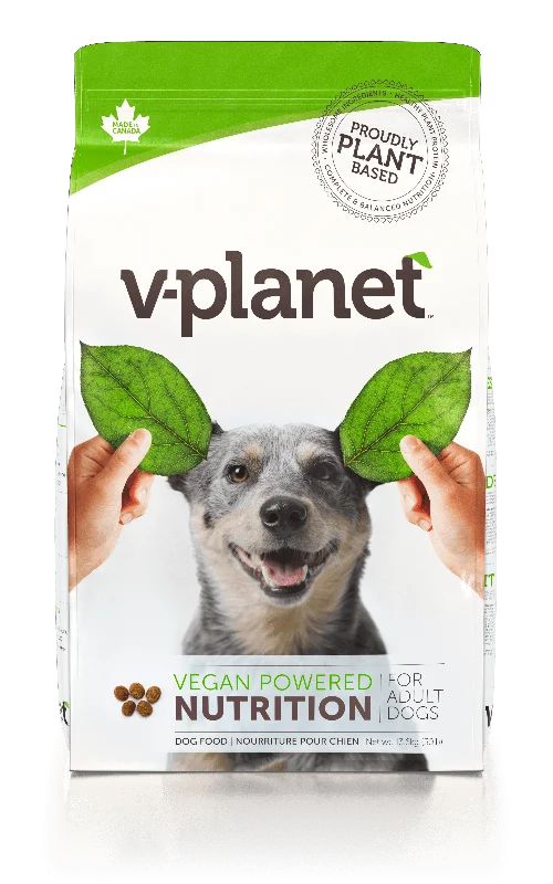 Dog food with carrots and peas for a tasty and nutritious vegetable mix-v-planet Regular size Kibble