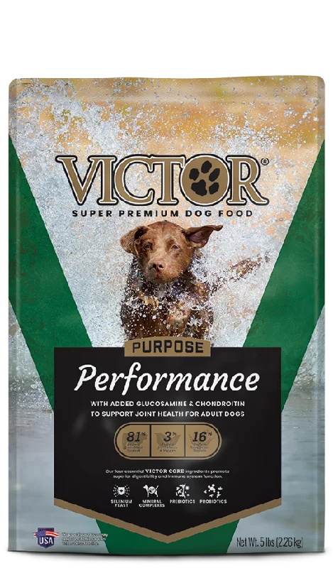 Best dog food for puppies with DHA for brain and eye development-Victor Performance Dog Food 40LB