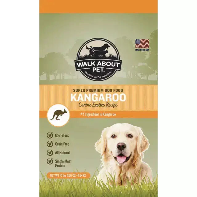 Best dog food for dogs with pancreatitis to support digestive health-Walk About Pet Canine Exotics Recipe Dog Food 10 lb