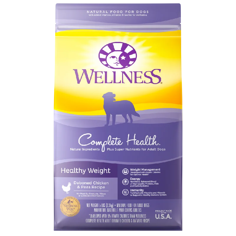 Wet dog food with turkey and cranberry for urinary health support-Wellness Complete Health Natural Healthy Weight Chicken and Peas Recipe Dry Dog Food