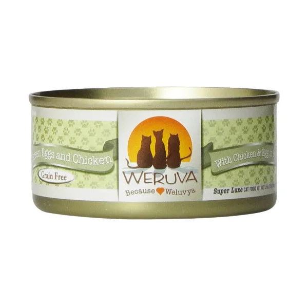 Best dog food for dogs with arthritis with glucosamine and chondroitin-Weruva Green Eggs & Chicken with Chicken, Egg & Greens in Gravy Canned Cat Food