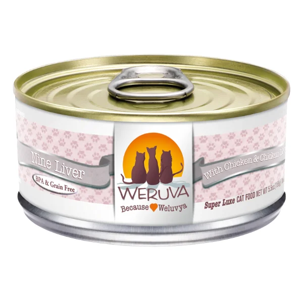 High-protein dog food with turkey for building lean muscle mass-Weruva Classics Amazon Livin Chicken & Chicken Liver Recipe in Gravy Canned Cat Food