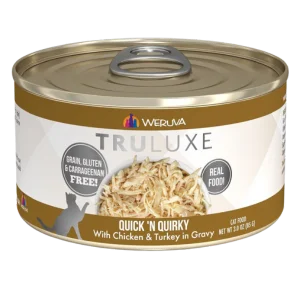 Best dog food for active dogs with endurance-boosting nutrients and energy-Weruva Truluxe Quick 'N Quirky With Chicken & Turkey In Gravy Canned Cat Food