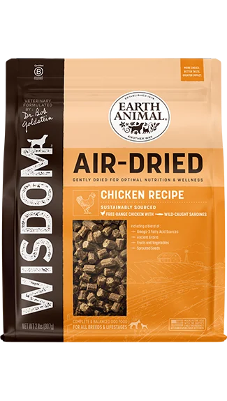 Best dog food for food-sensitive dogs with hypoallergenic ingredients-Wisdom Air-Dried Dog Food: Chicken Recipe