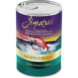 Best dog food with beef as the main protein source for muscle health-Zignature Salmon Limited Ingredient Formula Canned Dog Food 13oz