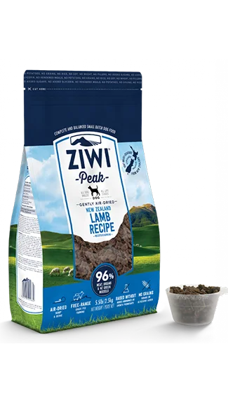 Best dog food with natural antioxidants for cellular health and longevity-ZIWI Peak: Air-Dried Lamb Recipe