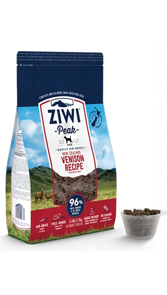 Best dog food for dogs with stomach sensitivity with limited ingredients-ZIWI Peak: Air-Dried Venison Recipe