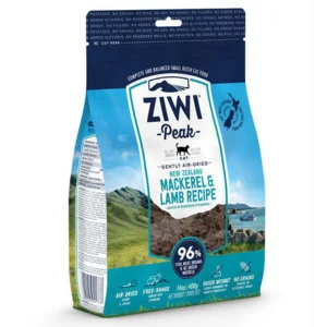 Gluten-free dog food with brown rice for balanced nutrition and energy-ZiwiPeak Mackerel & Lamb Cuisine Air-Dried Cat Food 14 oz