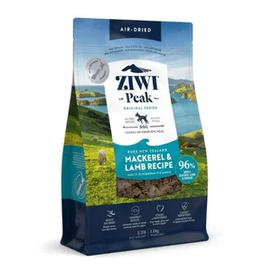 Dog food with added coconut oil for healthy skin, coat, and digestion-ZiwiPeak Daily-Dog Mackerel & Lamb Cuisine Air-Dried Dog Food